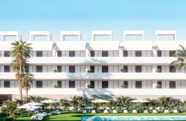 New build apartment with terrace and solarium near the beach in Finestrat