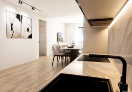 New build apartment with terrace and solarium near the beach in Finestrat