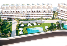 New build apartment with terrace and solarium near the beach in Finestrat