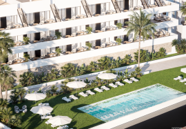 New build apartment with terrace and solarium near the beach in Finestrat