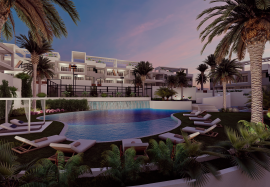 Ground floor bungalow with terraces, garage and common areas in Torrevieja