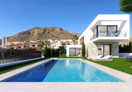 New build detached villa with private pool and basement in Sierra Cortina (Finestrat)