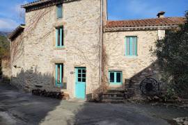 Former 17th Century Stone Watermill Set In Greenery