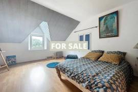 Detached Country House with Lake and Land