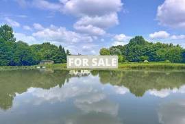 Detached Country House with Lake and Land