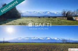 Terrain à bâtir 1480m2 pleine vue Pyrénées