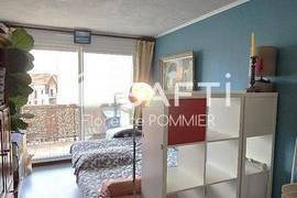 Arcachon – Grand studio 27 m² climatisé avec balcon, vue piscine & aperçu Bassin
