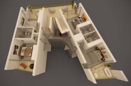 Contemporary house of 3 Floors under construction - Lagos