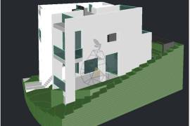 Contemporary house of 3 Floors under construction - Lagos