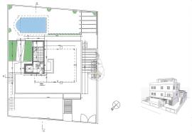 3-storey villa with approved rehabilitation project in Portimão