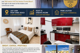 Albufeira , T1 350m from Tunel beach