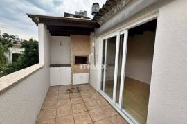 Excellent semi-furnished penthouse apartment, 74.46m², for sale, 2 bedrooms, 1 suite, 1 parking space, Petrópolis, POA/RS