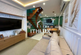 Magnificent Semi-furnished Duplex Penthouse Apartment, 144m², For Sale, 3 Bedrooms, 1 Suite, 2 Parking Spaces, Jardim Itu, POA/RS