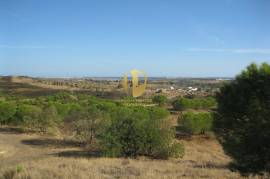 Land with 385.000 m2 and 140m2 of house with 5 bedrooms, living room, WC and garage, pines and dam. Located in the municipality of Castro Marim, in the place of Vale das Zorras.