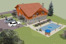 Rakovica, an attractive building plot with a reported start of building a house, 1666m2