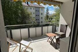 3-room flat with TV, WiFi, kitchen, shower/WC, furniture, washing machine and balcony