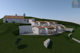 Farm with approved project for Agrotourism includes the construction of 5 single storey houses ( 2 V2 + 3 V1 ) plus the typical Algarvian stone house existing on site!