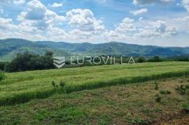 Istria, Buzet, building plot with a view of greenery in a true oasis of peace