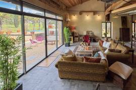 Superb Renovated Stone Property On 5560 M2 Of Land, With Gite, Main House, Swimming Pool And Breathtaking Views.