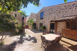 Superb Renovated Stone Property On 5560 M2 Of Land, With Gite, Main House, Swimming Pool And Breathtaking Views.