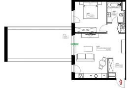 Apartment for rent in Riga, 79.00m2