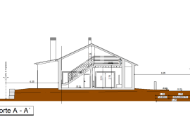 Land with 1753 m2 and approved project for detached house in Parceiros , Leiria.