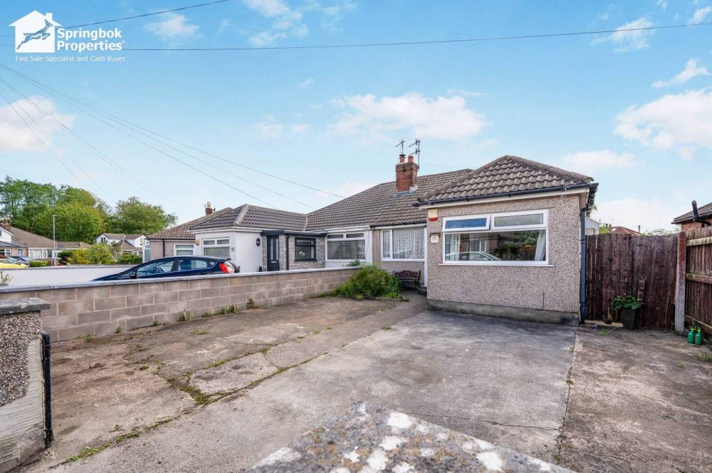 2 bedroom, Semi-detached bungalow for sale