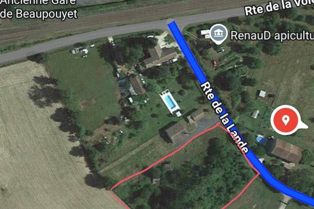 Excellent Plot of land for sale in Tauzinade Beaupouyet Dordogne