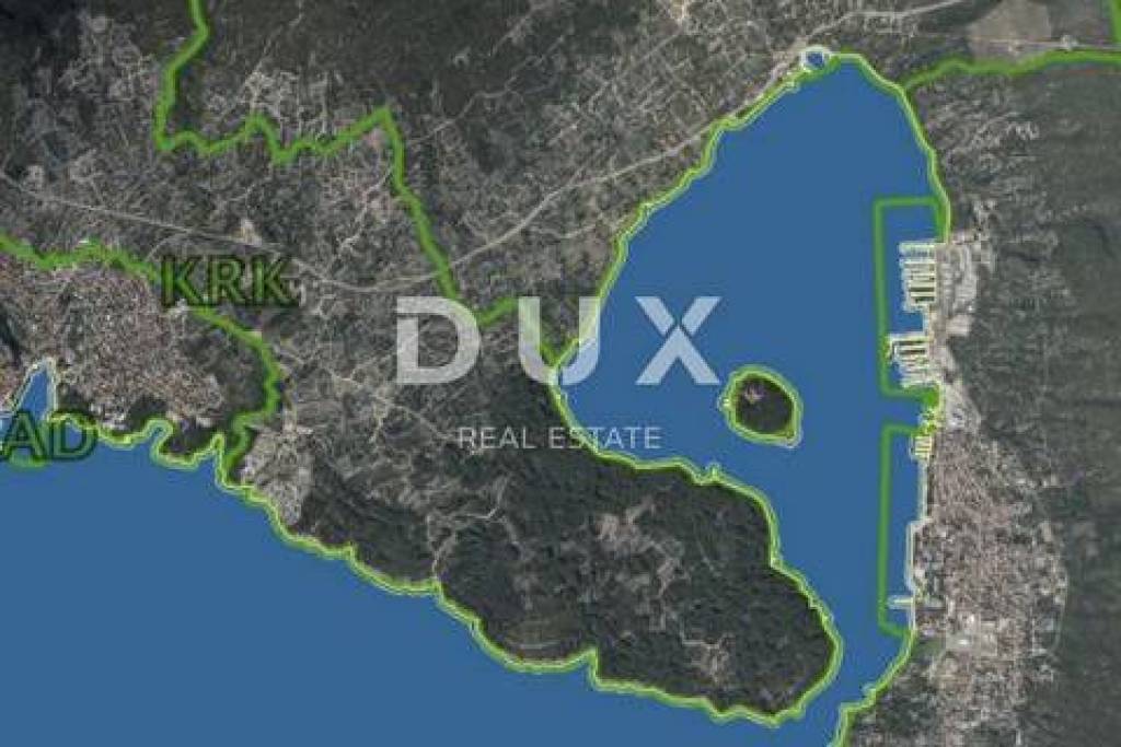 KRK SZIGET, DUNAT - Mezőgazdasági terület, közvetlen közúti bejárattal