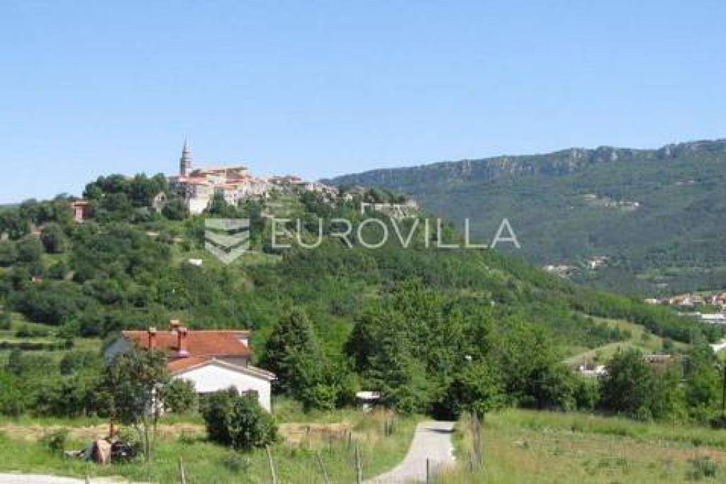 Istria, Buzet, building plot with conceptual design