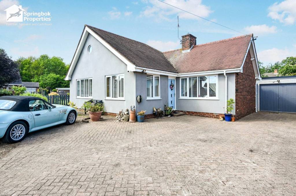 2 bedroom, Detached bungalow for sale