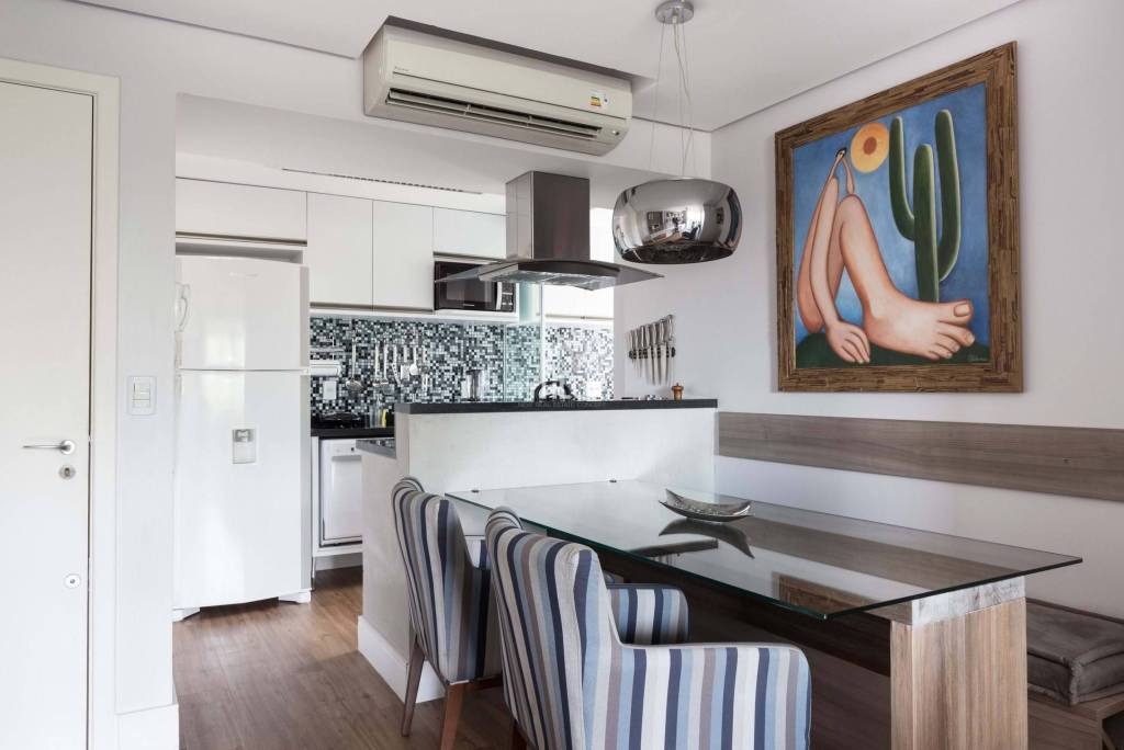Apartment, for sale, FURNISHED, 73m2, 3 bedrooms, 1 suite, washed, semi-furnished, 1 vacancy, shopping, lower city, poa/rs