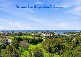 Carvoeiro – Fully furnished and decorated 3-bedroom apartment with frontal sea views and large terraces