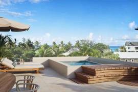 STYLISH 2-BEDROOM SEA VIEW PENTHOUSE JUST 2 MINUTES FROM THE BEACH IN POINTE AUX CANONNIERS – MAURITIUS