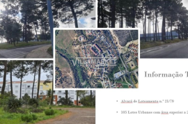 Bank allotment with 21,000 M2 consisting of 105 plots of land located in the Pinhal de Negreiros Urbanization, in Azeitão.