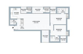 2 BEDROOM TOP FLOOR apartment for sale in Vilamoura, inserted in a private condominium