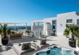 Exclusive luxury semi-detached house with private pool and sea views in Sierra Blanca, Marbella Exclusive luxury semi-detached house with private pool and sea views in Sierra Blanca, Marbella