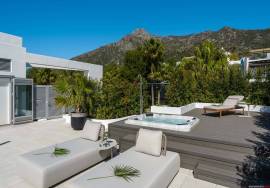 Exclusive luxury semi-detached house with private pool and sea views in Sierra Blanca, Marbella Exclusive luxury semi-detached house with private pool and sea views in Sierra Blanca, Marbella