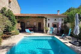 Charming 1940s Villa Completely Renovated With Garage, Terrace, Heated Swimming Pool And Summer Kitchen. Charming 1940s Villa Completely Renovated With Garage, Terrace, Heated Swimming Pool And Summer Kitchen.