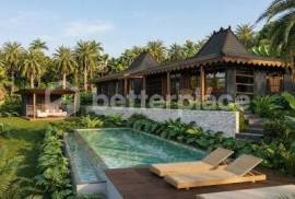 Elegant Freehold 3-Bed Bali Villa Surrounded by Lush Jungle Scenery with Infinity Pool, Sauna, Ice Bath, and Bespoke Artisan Details