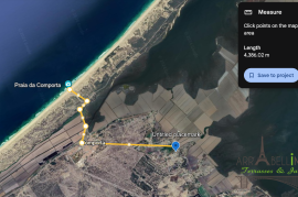 Set of 4 houses to renovate on a plot of 788 m2 with open views of the Gulf of Sado - Possanco / Comporta