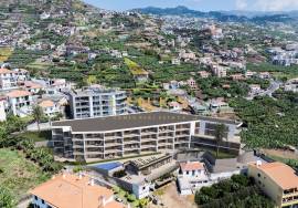 New Development  1-Bedroom Apartment  with Pool and Sea View in Câmara de Lobos