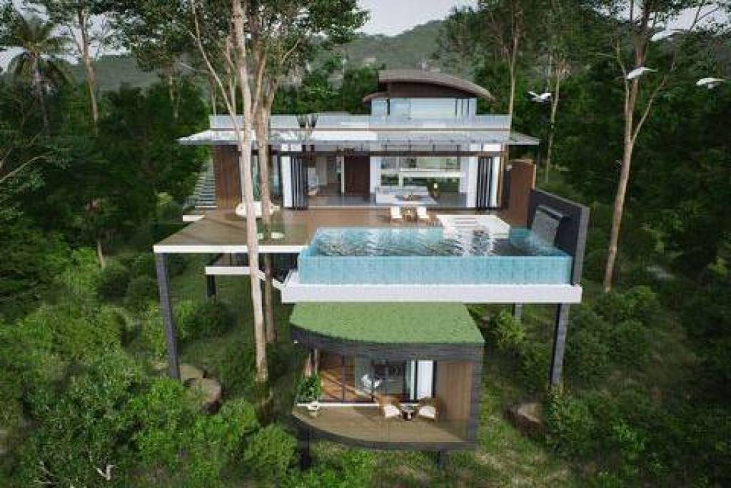 Luxury duplex villa on the coast with stunning sea views, Phuket