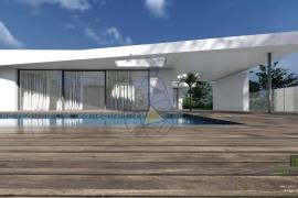 Land with project in preparation - Single storey house T3+1 with swimming pool