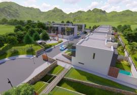 3+1 bedroom villa under construction with swimming pool and garage located in Ferreiras