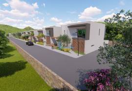 3+1 bedroom villa under construction with swimming pool and garage located in Ferreiras