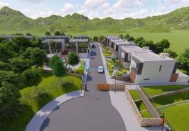 3+1 bedroom villa under construction with swimming pool and garage located in Ferreiras