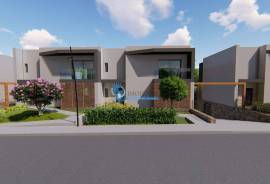 3+1 bedroom villa under construction with swimming pool and garage located in Ferreiras