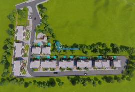 3+1 bedroom villa under construction with swimming pool and garage located in Ferreiras