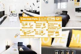 Appt3P-5km from Paris-ParkingFree